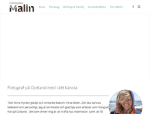 Tablet Screenshot of malinvinblad.se